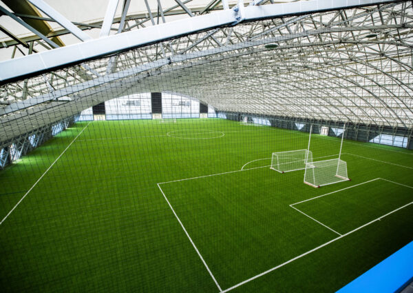 REPRO FREE***PRESS RELEASE NO REPRODUCTION FEE*** EDITORIAL USE ONLY 
An Taoiseach, Leo Varadkar Officially Opens Phase Two Of The Sport Ireland National Indoor Arena, Dublin 14/6/2019
An Taoiseach, Leo Varadkar TD, officially opened Phase Two of the Sport Ireland National Indoor Arena at the Sport Ireland Campus in Blanchardstown – a Project Ireland 2040 development.
Phase Two of the Sport Ireland National Indoor Arena comprises covered synthetic pitch facilities, primarily designed for rugby, soccer and Gaelic games. The development includes: an indoor pitch for soccer & Gaelic games, which can accommodate a number of sports; a ½ sized indoor rugby pitch; and ancillary facilities including changing & player rooms, offices and meeting rooms.
Pictured is a view of the Sport Ireland National Indoor Arena
Mandatory Credit ©INPHO/Bryan Keane